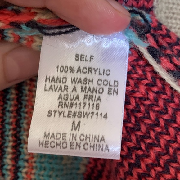 Aztec Print Cardigan - Picture 6 of 6